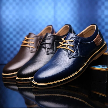 Zapatos de piel auténtica Lucas Wellington
