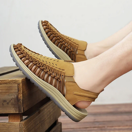 Sandalias trenzadas de Génova