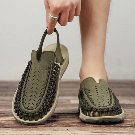 Sandalias trenzadas de Génova