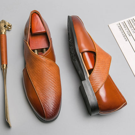Mocasines de piel auténtica Panache