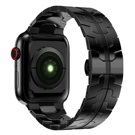 Correa de acero inoxidable y titanio para Apple Watch