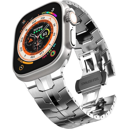 Correa de acero inoxidable y titanio para Apple Watch