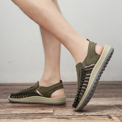 Sandalias trenzadas de Génova