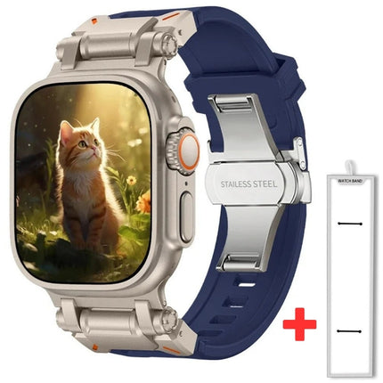 Correa de silicona TitaniumBuckle™️ para Apple Watch