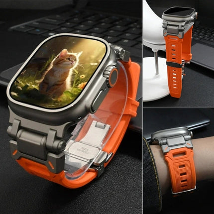 Correa de silicona TitaniumBuckle™️ para Apple Watch