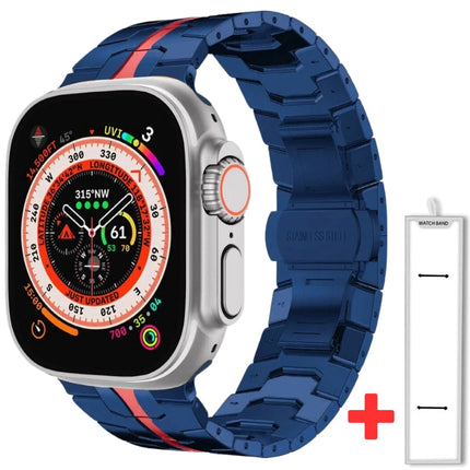 Correa de acero inoxidable y titanio para Apple Watch