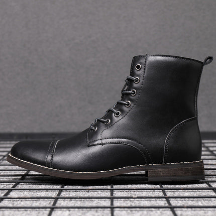 Botas de piel auténtica Pelle Italiana