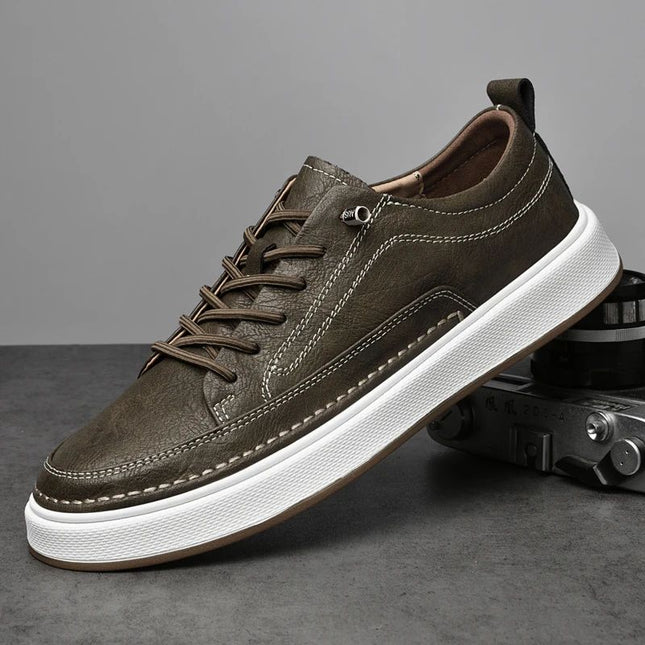 Zapatillas de piel auténtica Zyver