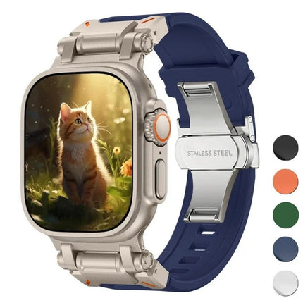 Correa de silicona TitaniumBuckle™️ para Apple Watch