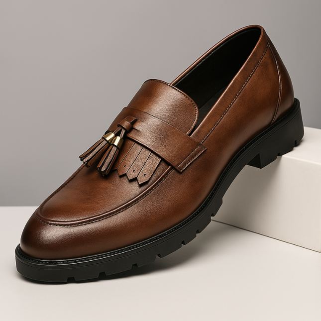 Mocasines de cuero con borlas de Londres
