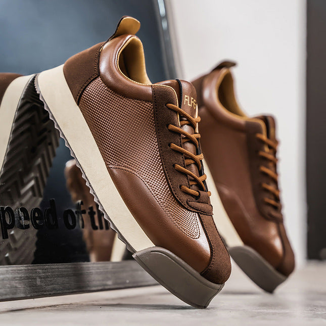 Zapatillas Novara de piel italiana