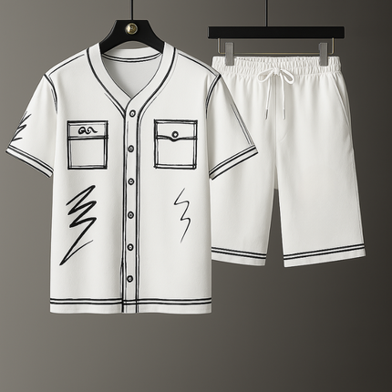 Conjunto de ropa urbana de Basquiat