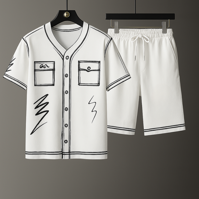 Conjunto de ropa urbana de Basquiat