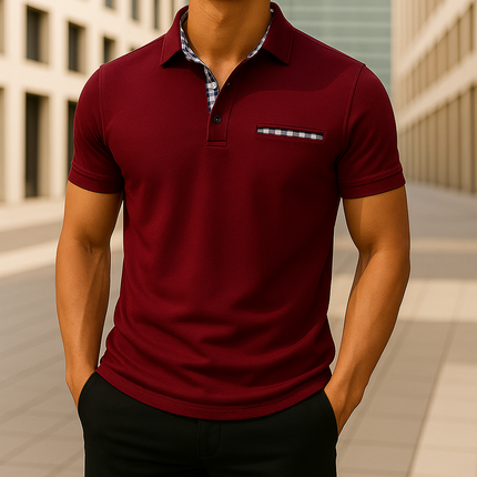 Polo Hudson de cuadros vichy