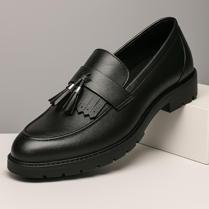 Mocasines de cuero con borlas de Londres