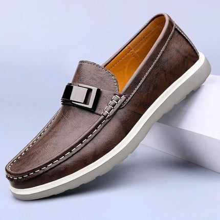 Mocasines de piel auténtica Savren