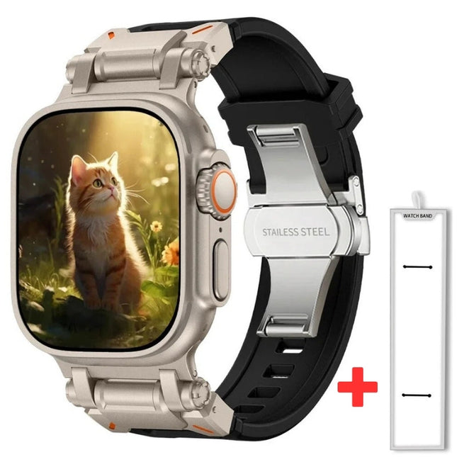 Correa de silicona TitaniumBuckle™️ para Apple Watch