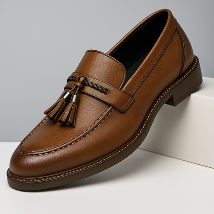 Mocasines con borlas de cuero Cambridge