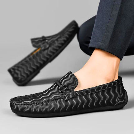 Mocasines de piel auténtica Olympe
