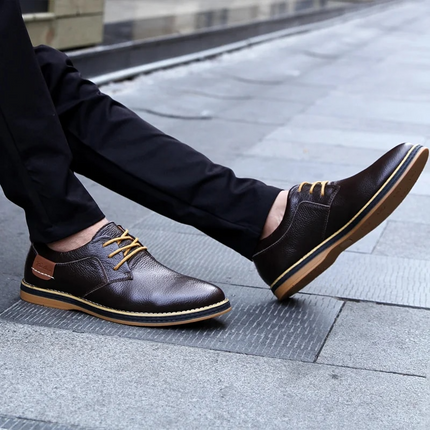 Zapatos de piel auténtica Lucas Wellington