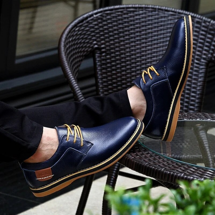 Zapatos de piel auténtica Lucas Wellington