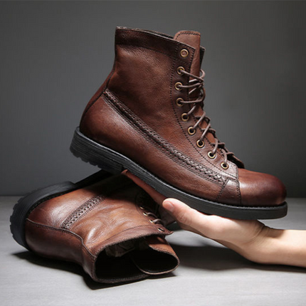 Botas de piel auténtica Torreto