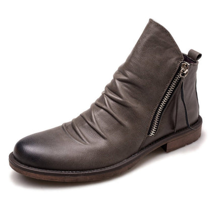 Botas Chelsea de piel auténtica Milano