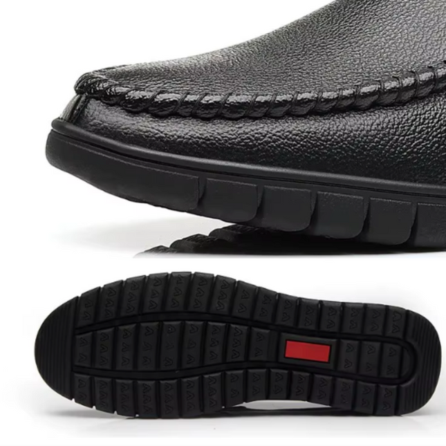 Mocasín Clásico de Cuero Ortopédico