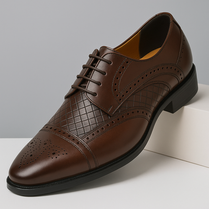 Zapatos de vestir brogue de cuero Kensington
