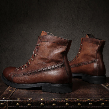 Botas de piel auténtica Torreto