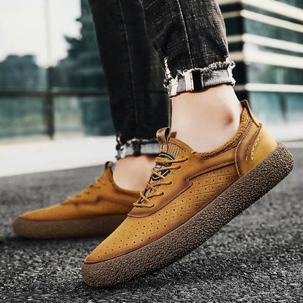 Zapatillas deportivas de piel auténtica PebbleSole