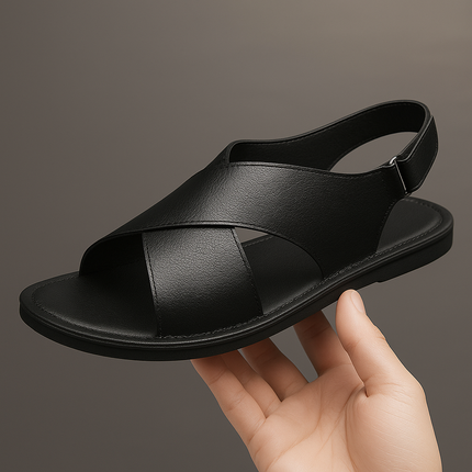 Sandalias de piel auténtica Luca Italiana
