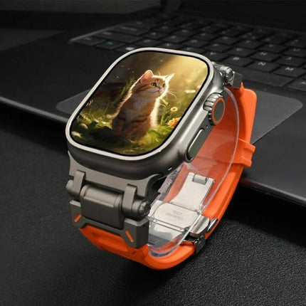 Correa de silicona TitaniumBuckle™️ para Apple Watch