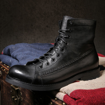 Botas de piel auténtica Torreto