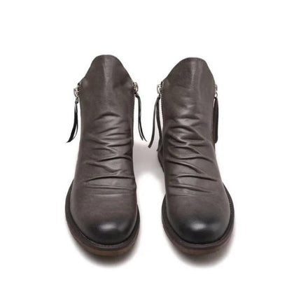 Botas Chelsea de piel auténtica Milano