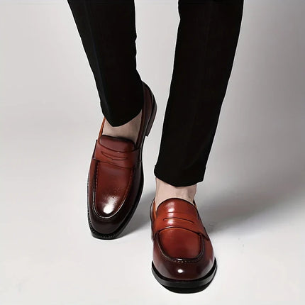Mocasines de piel italiana Amalfi