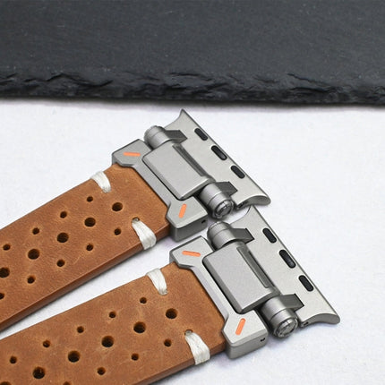Correa de cuero TitaniumTouch para Apple Watch