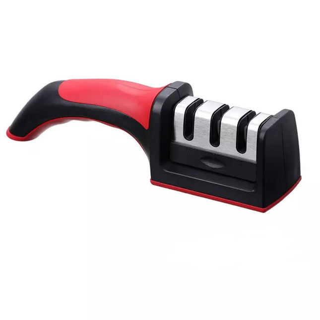 Afilador de cuchillo tres cabezales