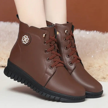 Bota de cuero comfortflex