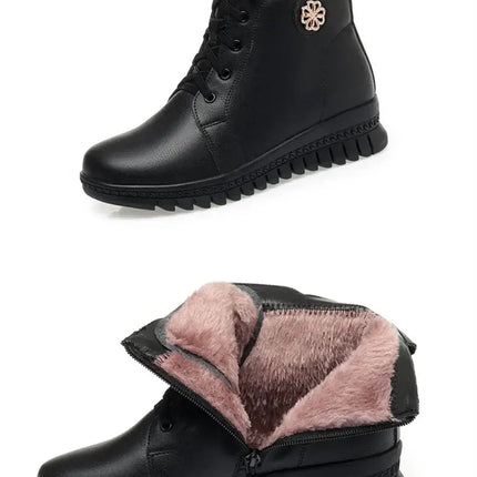 Bota de cuero comfortflex