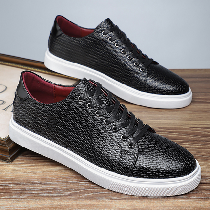 Zapatillas de piel tejida Salvatore