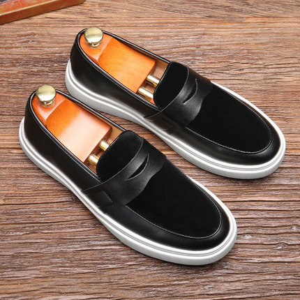 Mocasines de piel auténtica Lusso
