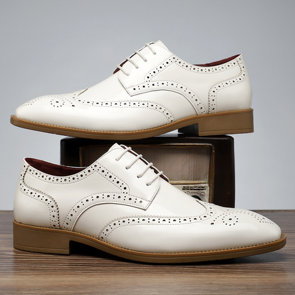 Zapatos de vestir brogue de cuero Cambridge