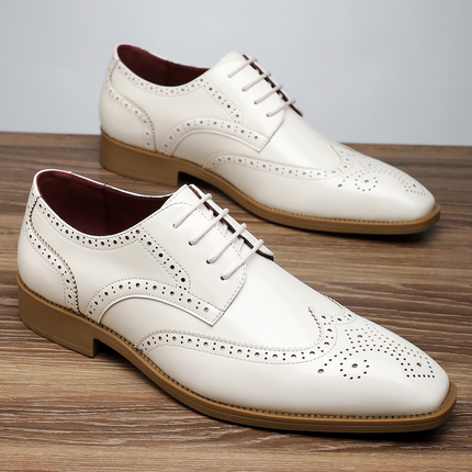 Zapatos de vestir brogue de cuero Cambridge