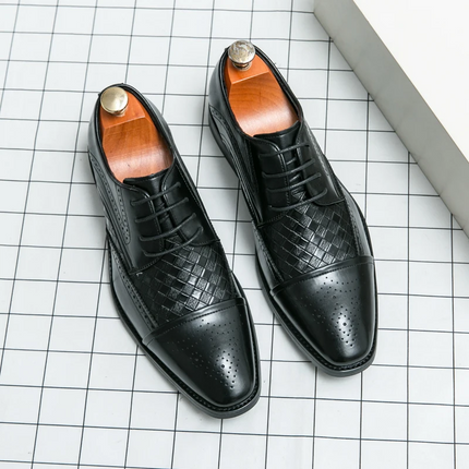 Zapatos de vestir brogue de cuero Kensington