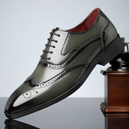 Zapatos de vestir brogue de cuero Cambridge