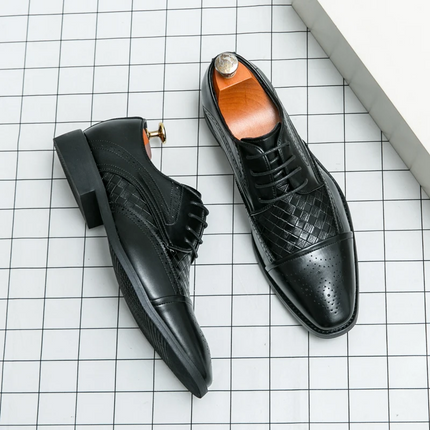 Zapatos de vestir brogue de cuero Kensington