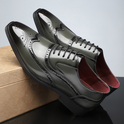 Zapatos de vestir brogue de cuero Cambridge