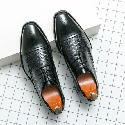Zapatos de vestir brogue de cuero Kensington
