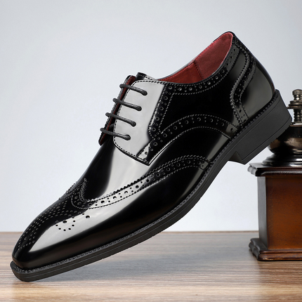 Zapatos de vestir brogue de cuero Cambridge